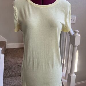 Faded Glory Light Yellow Short Sleeve Tee